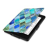 Fintie SlimShell Case for Kindle Paperwhite - The Thinnest and Lightest Cover Auto Sleep/Wake for All-New Amazon Kindle Paperwhite (Fits All 2012, 2013, 2015 and 2016 Versions), Cool Jade