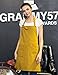VANTOO Chef Apron with Pockets for Women, Artist Paint Kitchen Cooking Apron Yellow, Gifts for Mom
