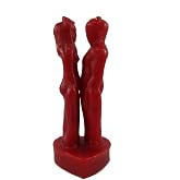 CircuitOffice Red Face to Face Lovers Couple Candle - Love Ritual - Fall in Lust with Me Spell
