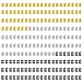 Messen 210 Pieces Dreadlocks Beads Strong Iron Hair Cuffs 8mm Dread Locks Decoration Braiding Filigree Hair Jewelry (Gold/Silver/Gun Black,Not Easy Break)