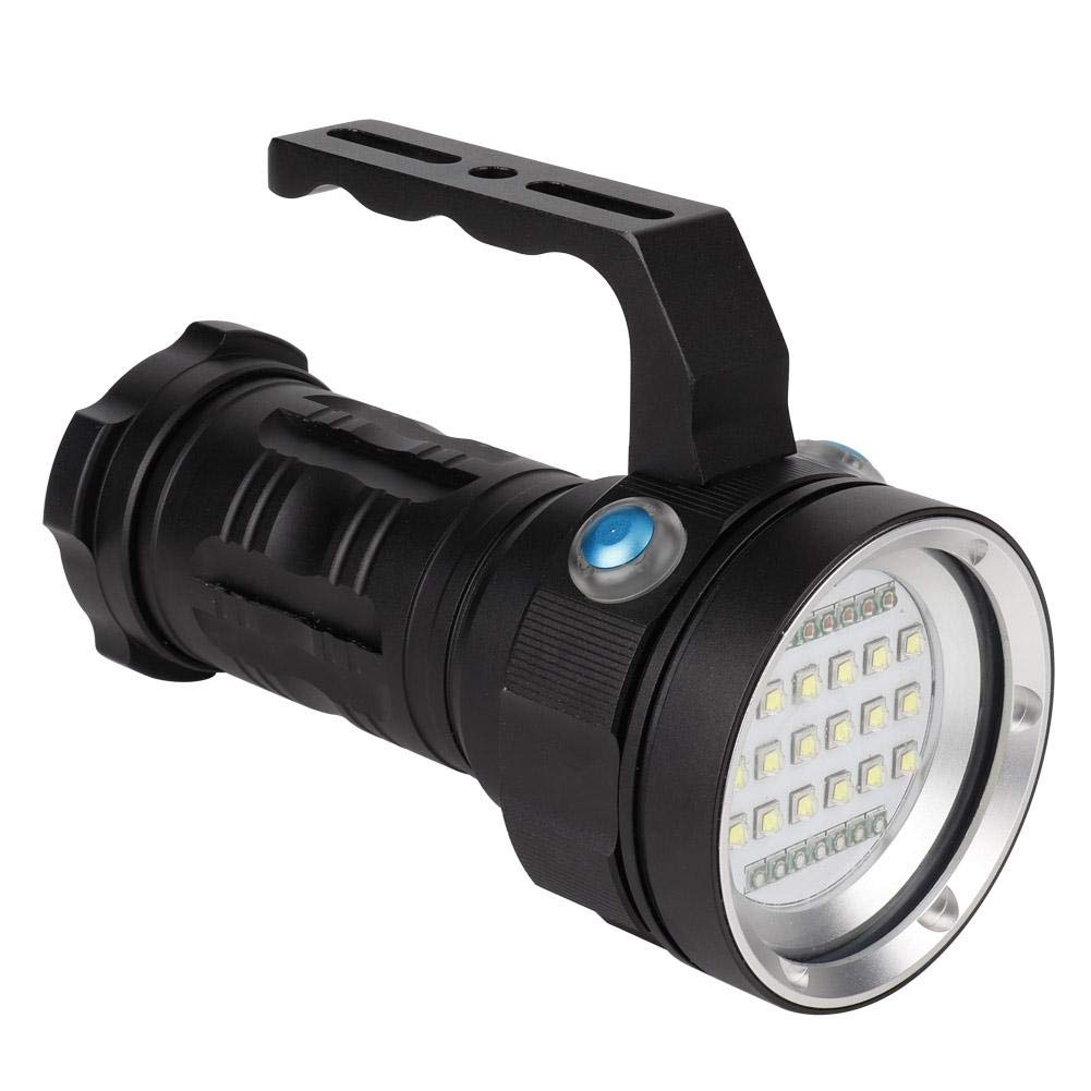 Focket Diving Flashlight,Aluminum Alloy Waterproof XML2 LED High