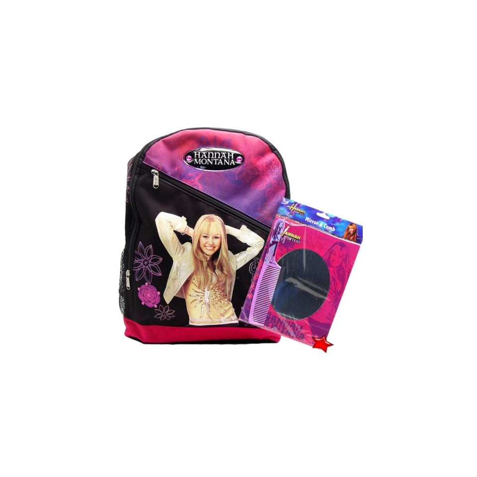 Hannah Montana Backpack Plus Mirror & Comb Set, Hannah Montana Lunch