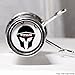 Titan Fitness 60in Olympic Weightlifting Barbell, 500 LB Capacity, 28mm Grip Shaft, Chrome Finish, Bronze Bushings, Olympic-Sized Weight Sleeves