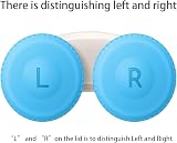 LeFeirr 6 Packs Contact Lens Cases Left/Right Caps Home Travel Outdoor view 5
