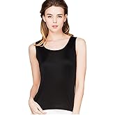 METWAY Womens Silk Tank Tops/Mulberry Silk Sleeveless Blouses/Summer Real Silk Sleeveless T-Shirt