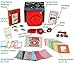 Fujifilm Instax Mini 9 or Mini 8 Instant Camera Accessories Bundle. RASPBERRY 11 Piece Gift Box Fuji accessories Kit Includes: Mini Case + Strap, Photo Albums, Filters, Selfie Lens, 60 Stickers & More