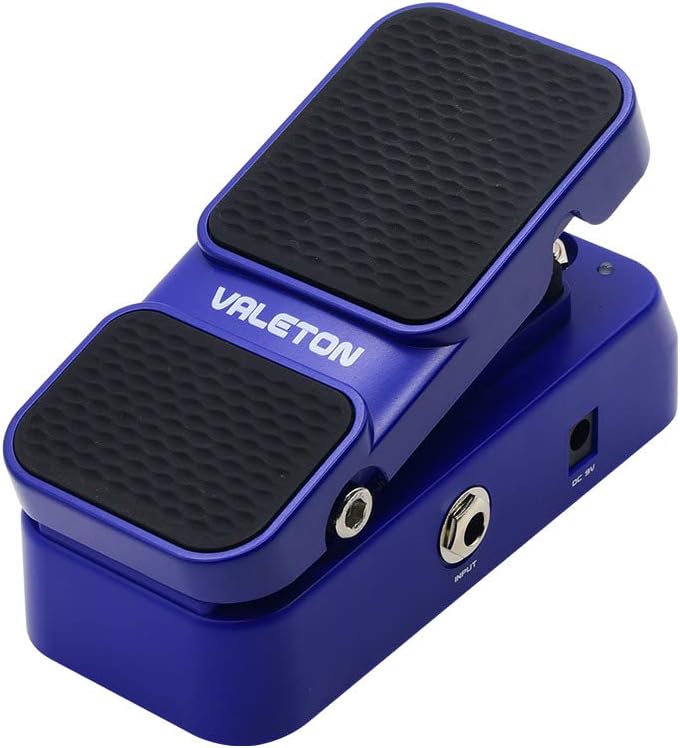 Valeton EP-1 Active Volume & Wah Guitar Bass Effects Pedal, Blue