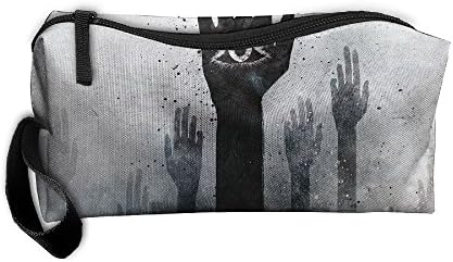 EWSDa Grunge Hands Illuminati Alex Cherry Arms Raised Cosmetic Bag Unisex Multifunctional Receiving Bag