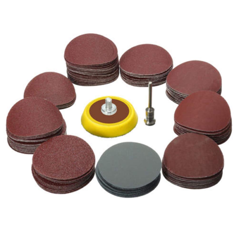 Sandpaper+Grinding Disc Set Mini Drill 1 Inch Pads Cleaning Polishing Tool Flexible Kit Accessories Power 1/8 Grit Rotary