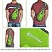 LC Prime Sling Bag Backpack Chest Shoulder Compact Fanny Sack Satchel Outdoor Bike nylon fabric green