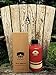 64oz Stainless Steel Growler and Wide Mouth Water Bottle by Pine Sky - 2 Lid Package (64 oz, Campfire Red)