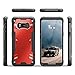 Zizo Proton 2.0 Series Compatible with Samsung Galaxy S8 Plus Case Military Grade Drop Tested with Tempered Glass Screen Protector Black RED