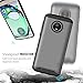 TUDIA DualShield Designed for Motorola Moto G6 Phone Case, [Merge] Shockproof Heavy Duty Military Grade Dual Layer Hard Slim Protective Case Cover - Metallic Slate