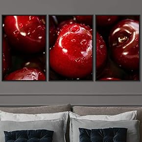 signwin 3 Piece Framed Canvas Wall Art Colorful...