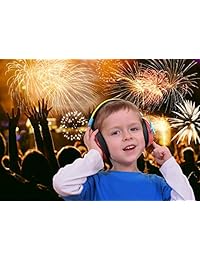 Protectores de oído y auriculares 2 en 1 para niños, ultra ligeros