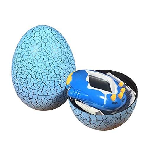 Mchoice Dinosaur Egg Tumbler 49 Pets In 1 Virtual Pet Retro Top Quality Retro Hot Item (Blue)