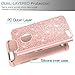 LeYi for Galaxy A10e Case(Not Fit A10), Galaxy A10e Case with 2 Tempered Glass Screen Protector, Full Body Protective Hybrid Rugged Clear Bumper Shockproof Phone Cover Case Rose Gold