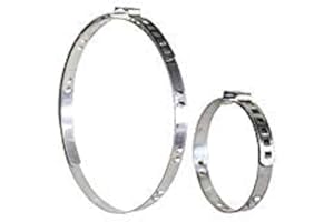 TJ LONGDA 20 Pieces CV Joint Boot Clamps 48mm and 120mm, Stainless Steel Adjustable Axle Drive Shaft