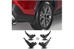 RUIYA 2025 RAV4 Mud Flaps Splash Guards for 2025 Toyota RAV4 Accessories No Drilling/Tape Mudflaps Wheel Liner Fenders Compatible with 2019-2023 2024 2025 Toyota RAV4 Hybrid LE/XLE/Limited/XLE Premium