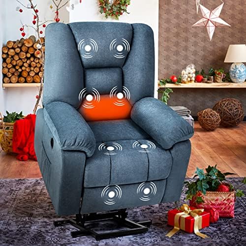 oneinmil Electric Power Lift Recliner Chair, Linen Recliners for