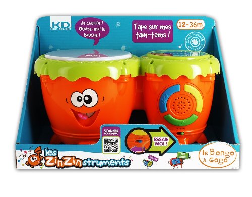 Taldec Zinzin Instruments S12870 Musical Instrument Bongo Gogo