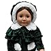 The Queen's Treasures 1914 Style Winter Coat, Cape, Doll Hat and Muff Outfit is Perfectly Sized to Fit 18 inch American Girl Doll Clothes & Accessories