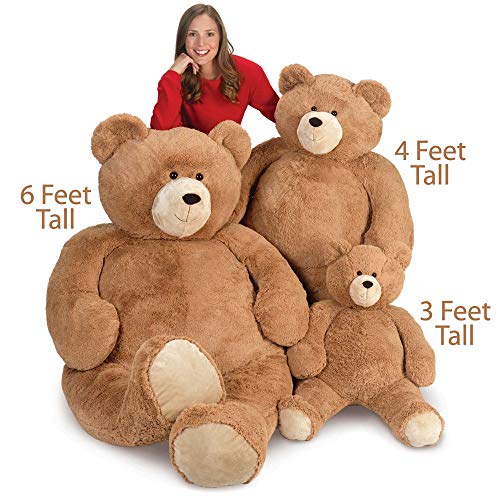 Vermont Teddy Bear Giant Stuffed Animals Life Size Teddy Bear, 6 Foot