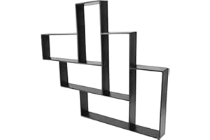 DOITOOL Large Concrete Molds Reusable Walk Maker Plastic Square Reusable Garden Pavement Paving Mold Stepping Stone Paver Path 19.7" x 15.8" Plus Size Walk Maker