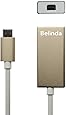 Belinda&reg;USB 3.1 Type-C to Mini DisplayPort Adapter,Support 4K output with Aluminium Case USB-C to Mini DP Mini DisplayPort Female for Apple New Macbook, ChromeBook Pixel