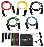 Fit Spirit Fitness Exercise Resistance Bands - Choose Your Set