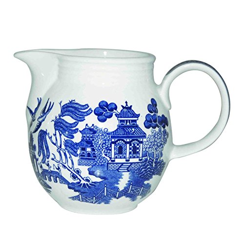 Churchill BLU Willow Georgian Milk JUG 850ML OP STK 1, Ceramic, Multi-Colour, 18.5 x 10 x 10.2 cm