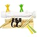 Sushi Bazooka, Sushi Mat and Two Sets of Bamboo Chopsticks and Silicone Helper (Training) Chopsticks,Kitchen Appliance Machine Rice Roller Making Kit