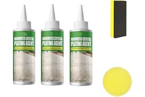 Nano Crystal Coating Agent for Tile & Furniture, Marble Cleaner and Polish, Scratch Repair Marble Stain Remover (160g,3PCS)