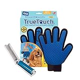 True Touch Five Finger Deshedding Glove- Premium