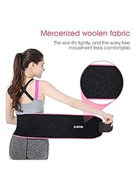 Cinturón reductor de cintura Sunpin, cinturón de adelgazamiento para entrenamiento de cintura, quemador de grasa ajustable, quemador de grasa, faja de cintura para pérdida de peso, para hombres y mujeres