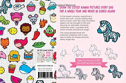 365 Days of Kawaii: How to Draw Cute Stuff Every Day of the Year - Afbeelding 3