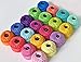 20 Colors Size 5 Crochet Thread Rainbow
