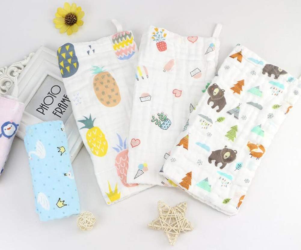 October Elf Lot De 6 Serviettes De Toilette En Mousseline De Coton Pour Nouveau Ne Le Bain Bebe Puericulture Bhattbros Com