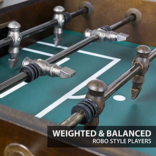 EastPoint Sports Hunter Foosball Table Game 57 inches Features