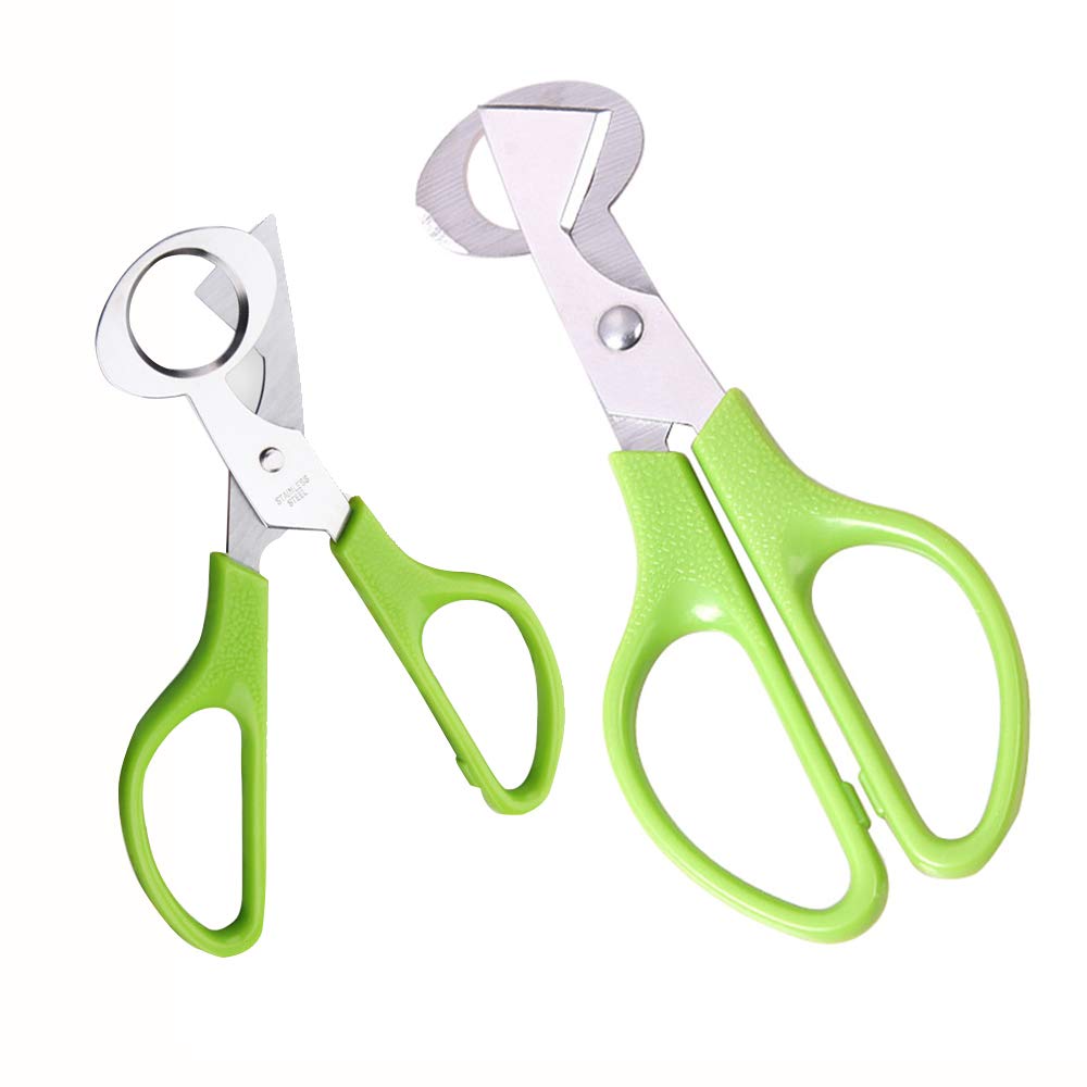 Quail Egg Scissors,Egg Shell Cutting Scissors,Egg Opener Kitchen Tools(2 Sets)