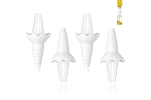 4-Pack Universal Bottle Emptying Kit for Effortless Liquid Transfer Like Shampoo, Lotion, Dish Soap and Other Kitchen&Bathroo