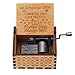 You are My Sunshine Wood Music Boxes,Laser Engraved Vintage Wooden Sunshine Musical Box Gifts for Girlfriend,Boyfriend,Family Friends,On Birthday,Festival (Husband to Wife)