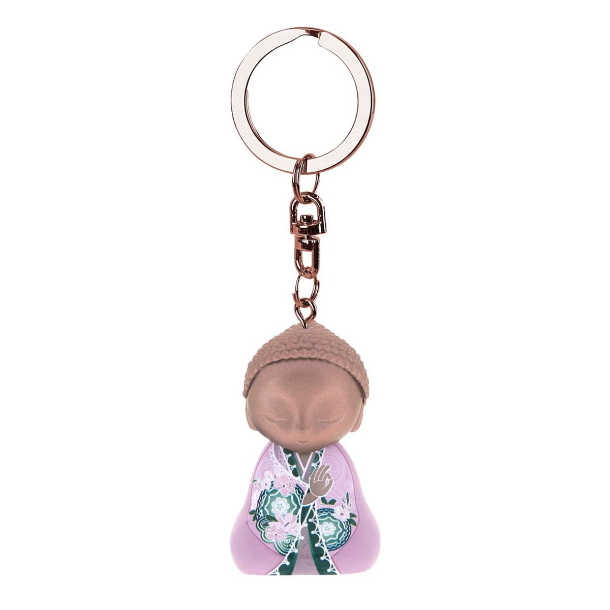 Little Buddha Key Ring "Que ton coeur faire le bien