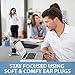 Sound Reducing Professional Ear Plugs - Most effective Noise Reduction Ear Plugs for Concerts, Work, Sleep and Motorcycle Ear Protection - Soft and Comfortable Reusable Ear Plugs (Medium, Green)