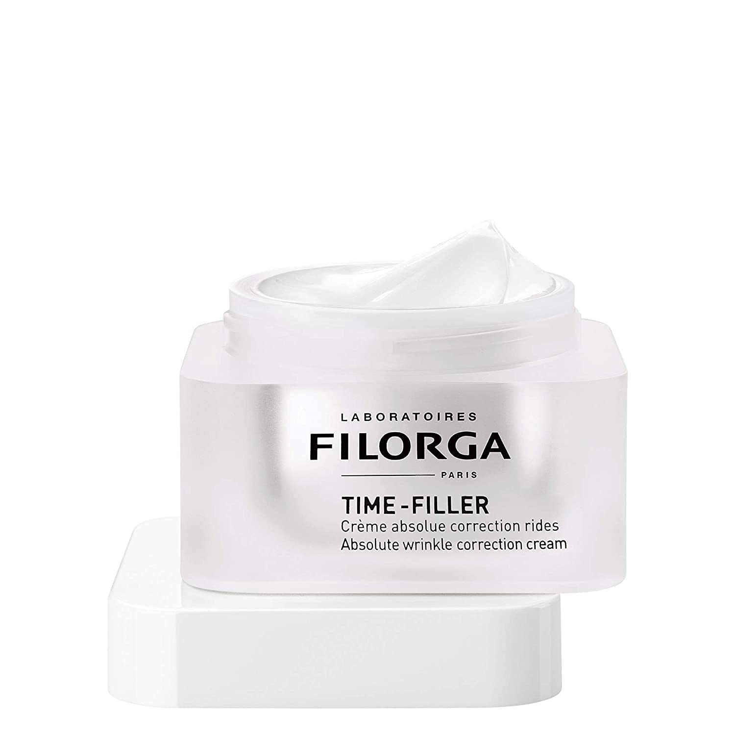 Filorga Time-Filler Wrinkle Correction Moisturizing Skin Cream, Anti Aging Formula to Reduce and Repair Face and Eye Wrinkles and Fine Lines, 1.69 fl. oz.