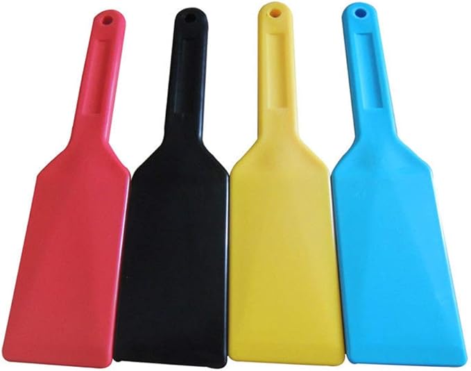 4 Pieces of Ink Spatulas Screen Printing Plastic Knife