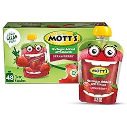 Mott's No Sugar Added Strawberry Applesauce, 3.2