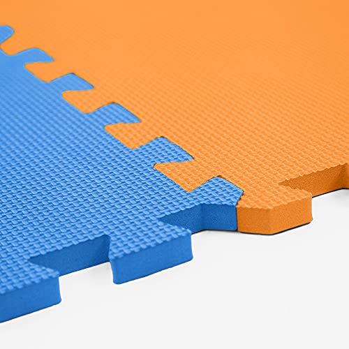 IncStores 1/2 Inch Thick Rainbow Playmat Foam Flooring Tiles Vibrant