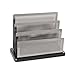 Rolodex® Distinctions™ Punched Metal And Wood Sorter, Black/Pewter
