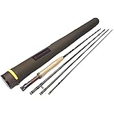 Redington Path Fly Fishing Rod with Tube, 9'0" 4 Pieces, Medium Fast Action Freshwater Fly Rod, Case Included
